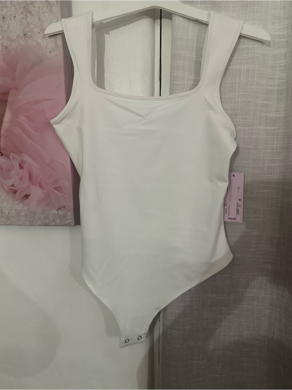 wild fable White Square-Neck Kids One-Piece Bodysuit